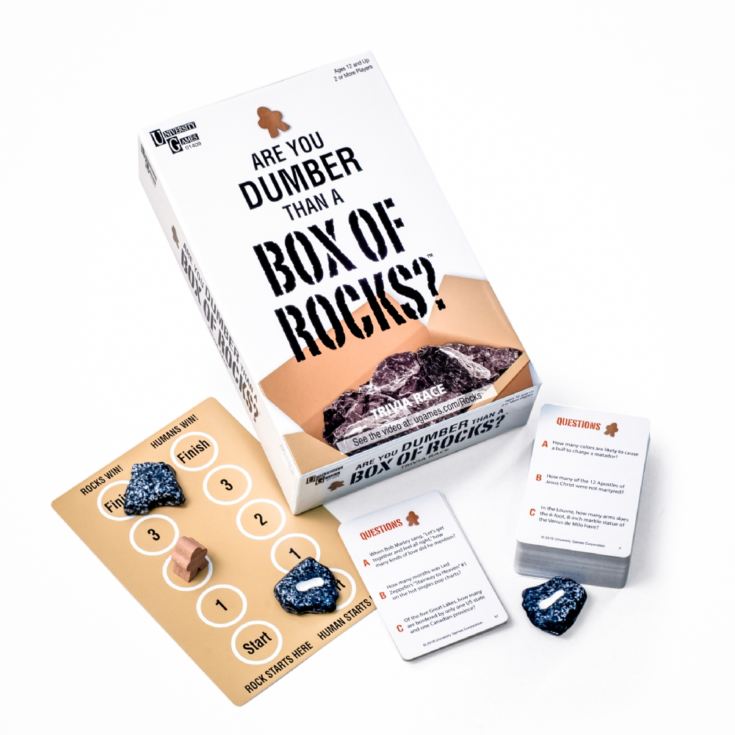 Dumber than a  Box of Rocks Game product image