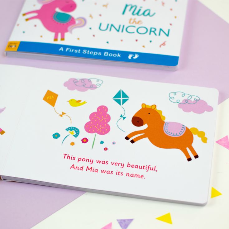 Personalised Unicorn Board Book product image