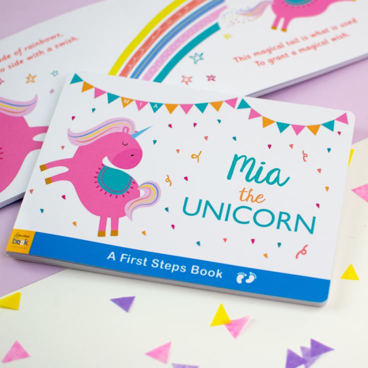Personalised Unicorn Board Book product image