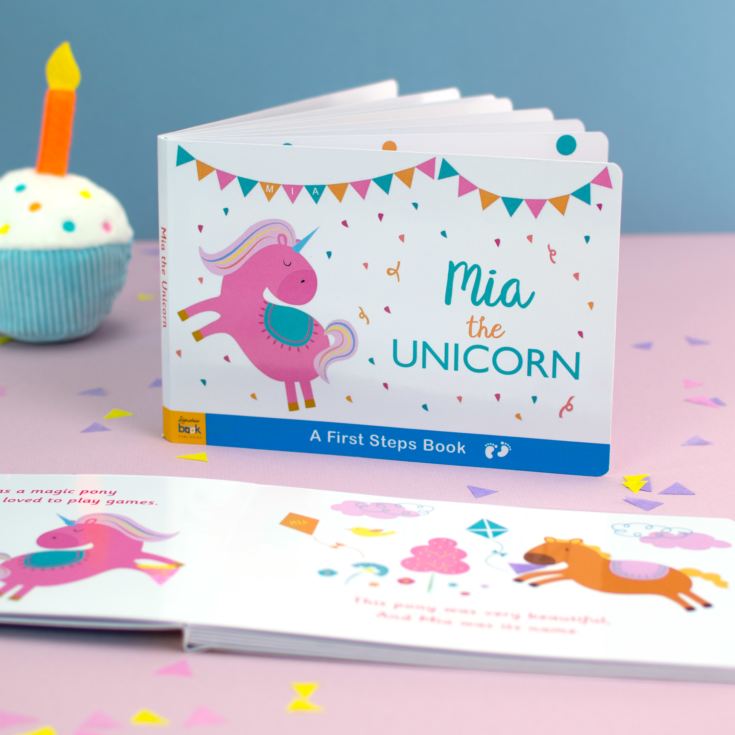 Personalised Unicorn Board Book product image