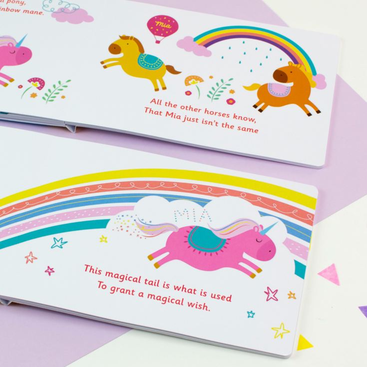 Personalised Unicorn Board Book product image