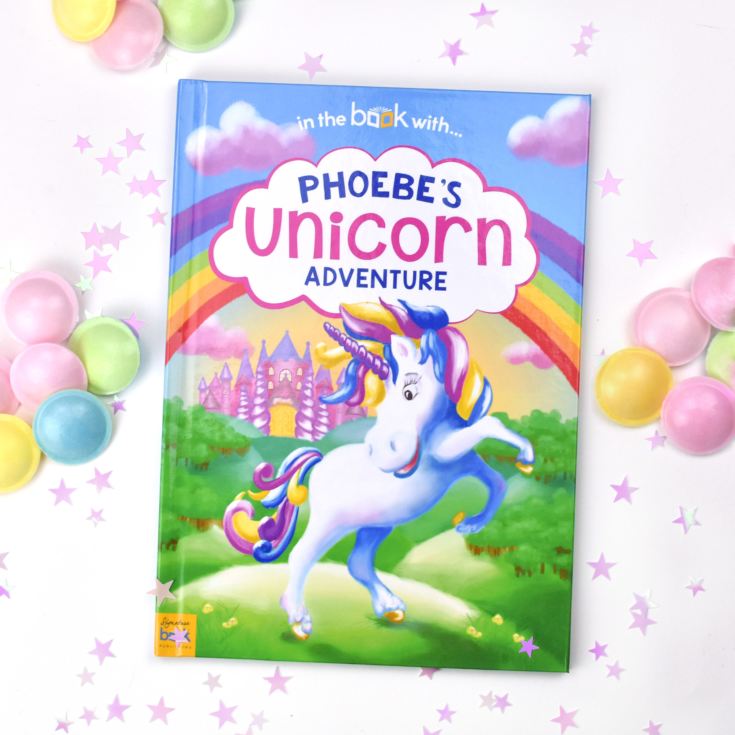 Personalised Unicorn Adventure Childrens Story Book product image