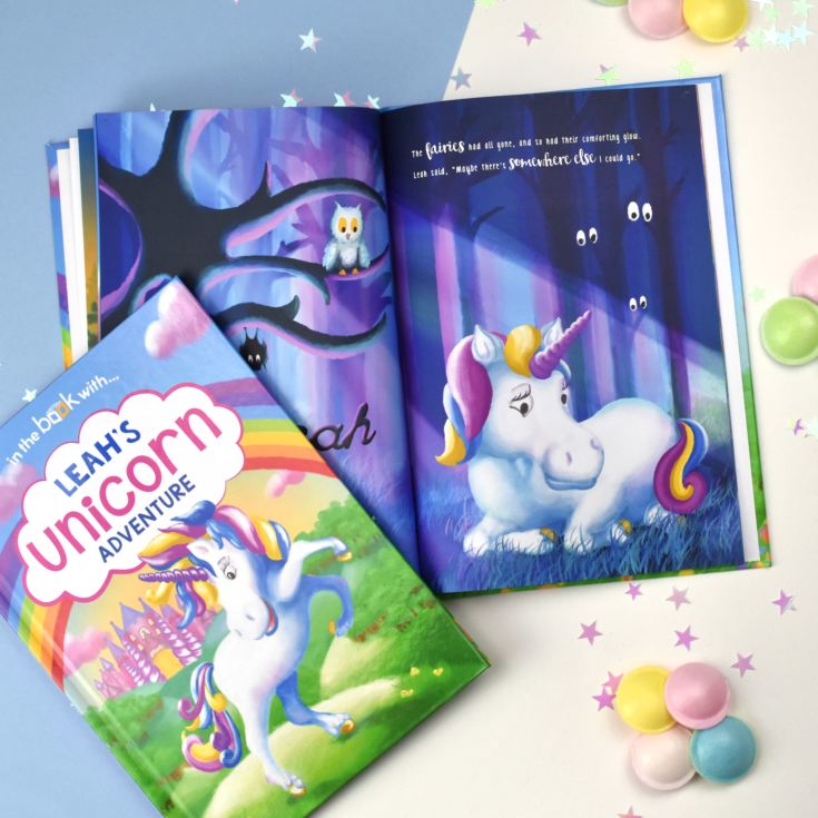 Personalised Unicorn Adventure Childrens Story Book product image