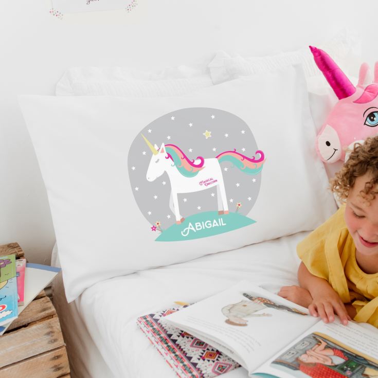 Personalised Magical Unicorn Pillowcase product image