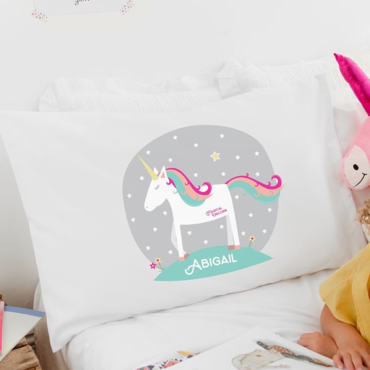 Personalised Magical Unicorn Pillowcase product image