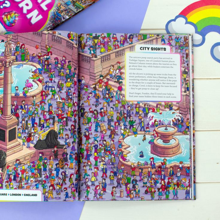 Personalised Where's the Magical Unicorn Poop Book product image