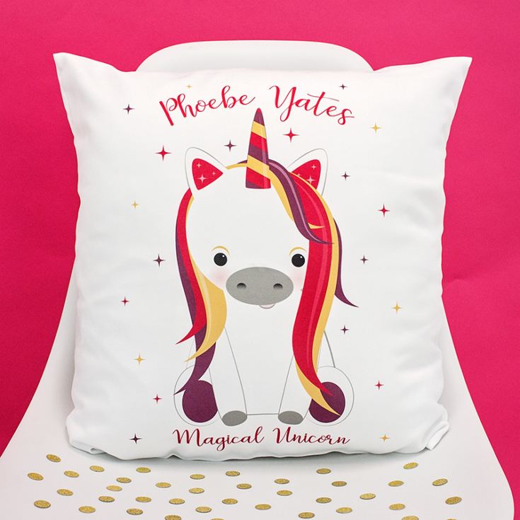 Personalised Unicorn Sparkle Cushion product image