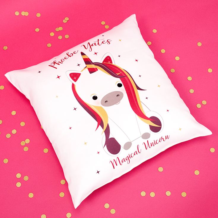 Personalised Unicorn Sparkle Cushion product image