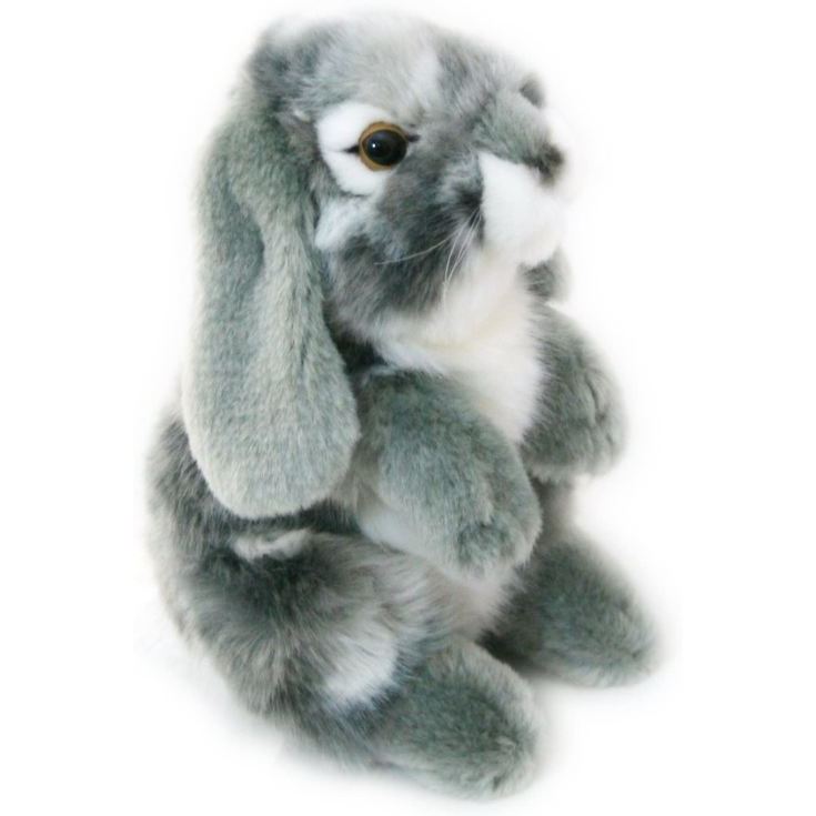 Living Nature Dutch Lop Eared Rabbit Soft Toy - Grey product image