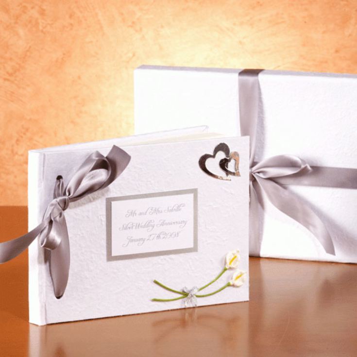 personalised silver wedding anniversary photo album the gift wedding anniversary photo albums