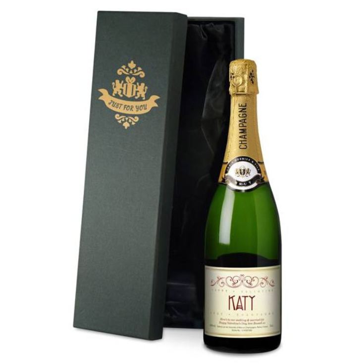 Personalised Valentine's Champagne product image