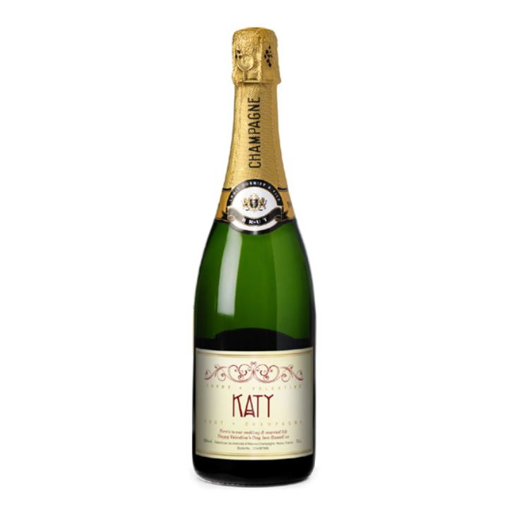 Personalised Valentine's Champagne product image