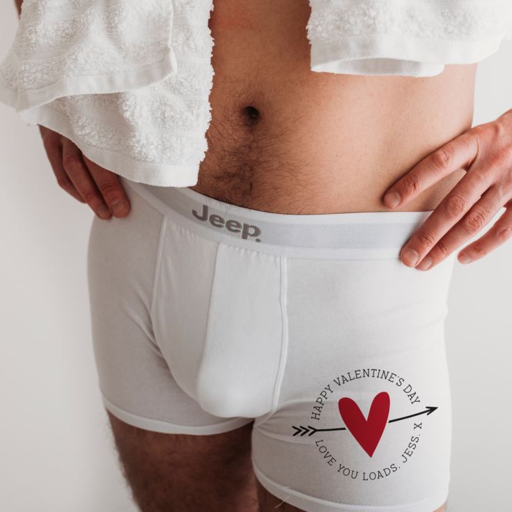 Personalised Valentine's Day Boxer Shorts product image