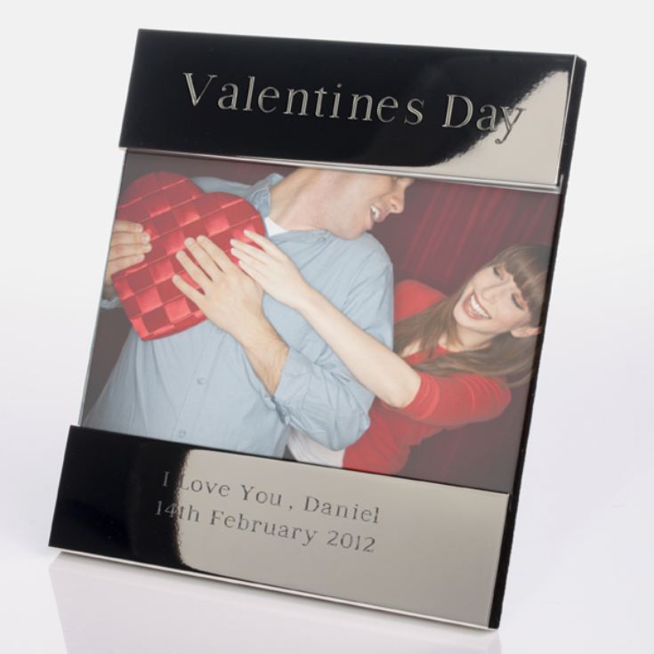 Engraved Valentine's Day Photo Frame product image