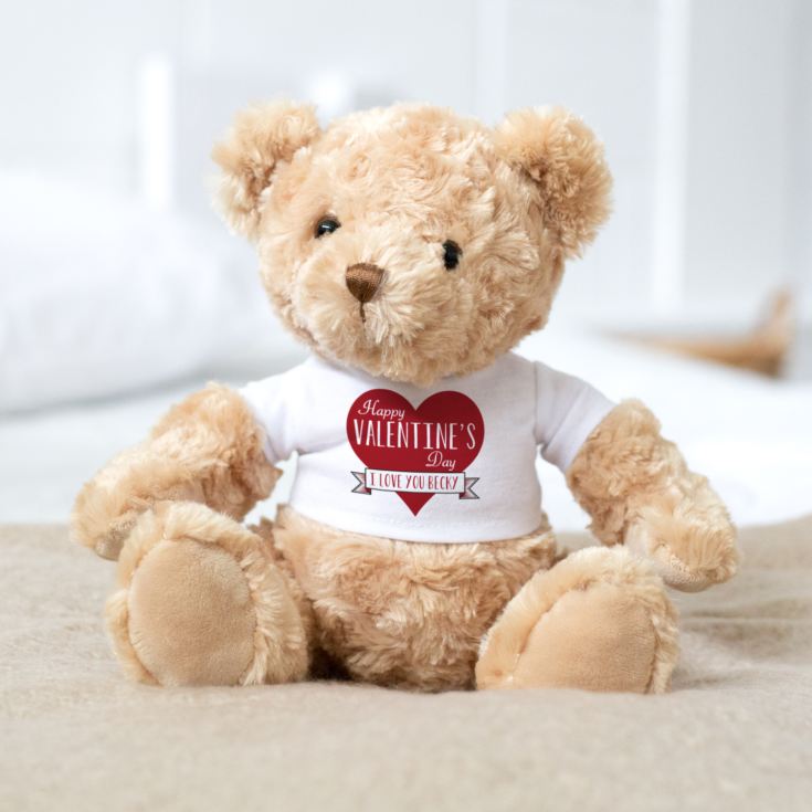 Personalised Valentine's Day Teddy Bear product image