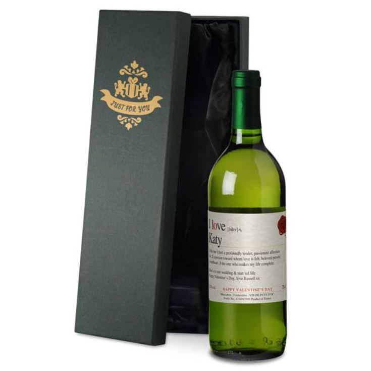 Personalised Valentine's Wine product image