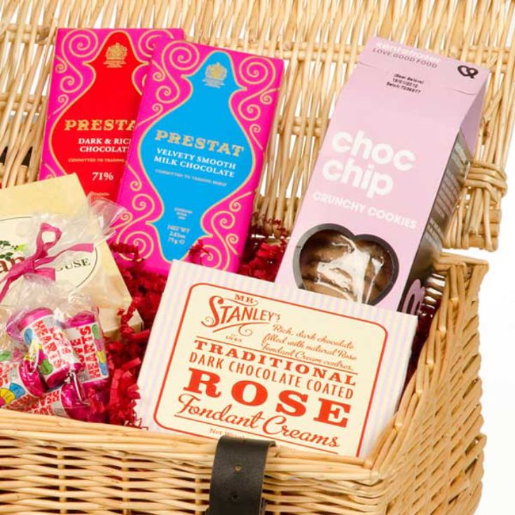 Valentines Day Hamper with Personalised Wine product image