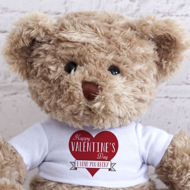 Personalised Valentine's Day Teddy Bear product image