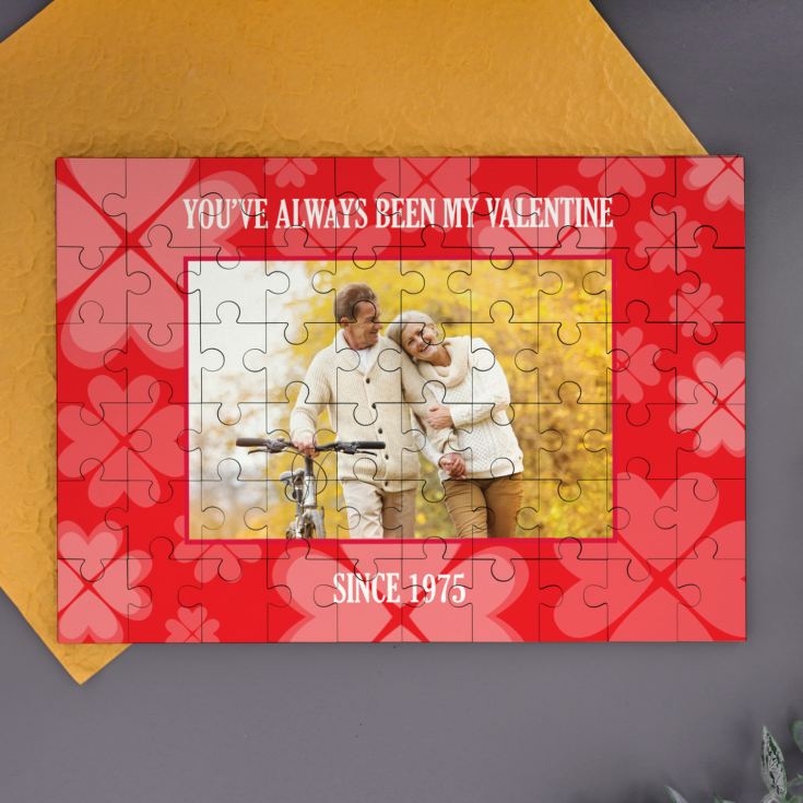 Personalised Valentine's Photo Jigsaw Puzzle product image