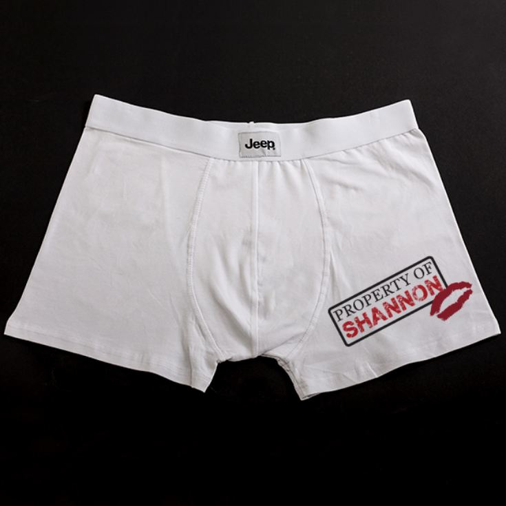 Property Of Personalised Male Boxer Shorts product image