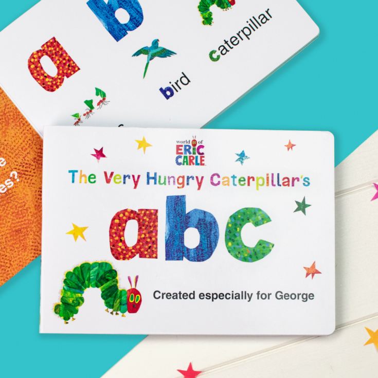 Personalised Very Hungry Caterpillar Board Book – ABC product image