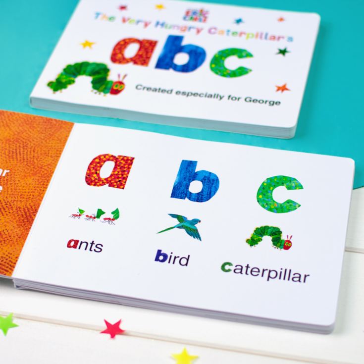 Personalised Very Hungry Caterpillar Board Book – ABC product image
