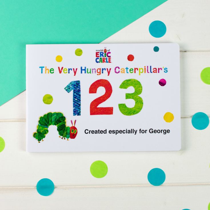 Personalised Very Hungry Caterpillar Board Book - 123 product image