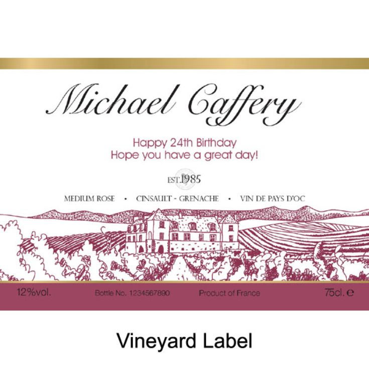 Personalised Rosé Wine product image