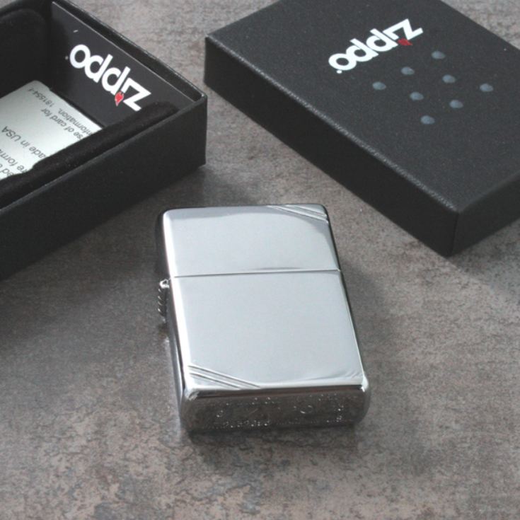 Personalised Vintage Chrome Zippo Lighter product image