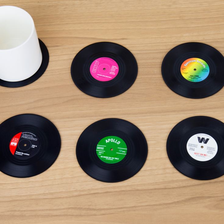 Retro Vinyl Coasters product image