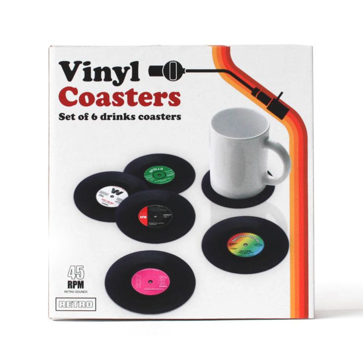 Retro Vinyl Coasters product image