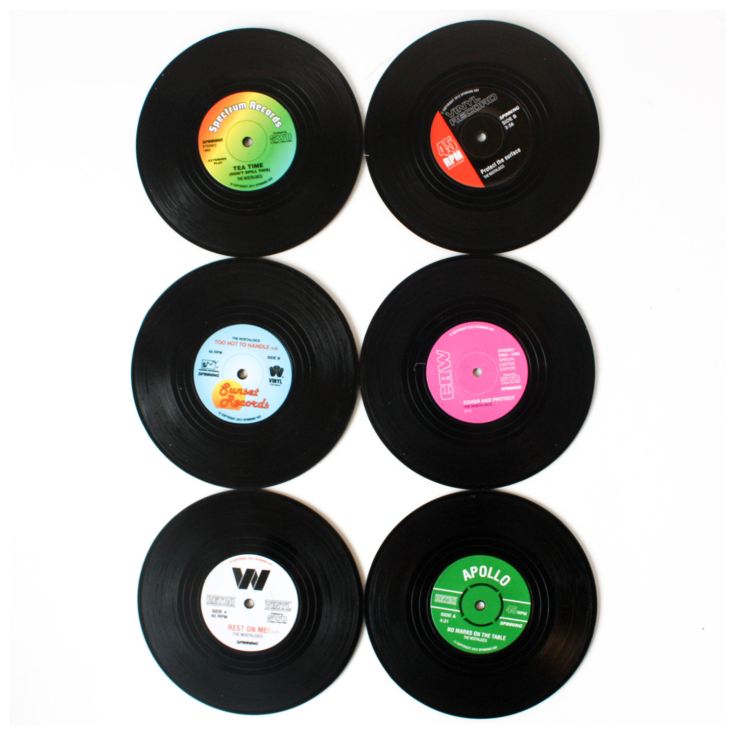 Retro Vinyl Coasters product image