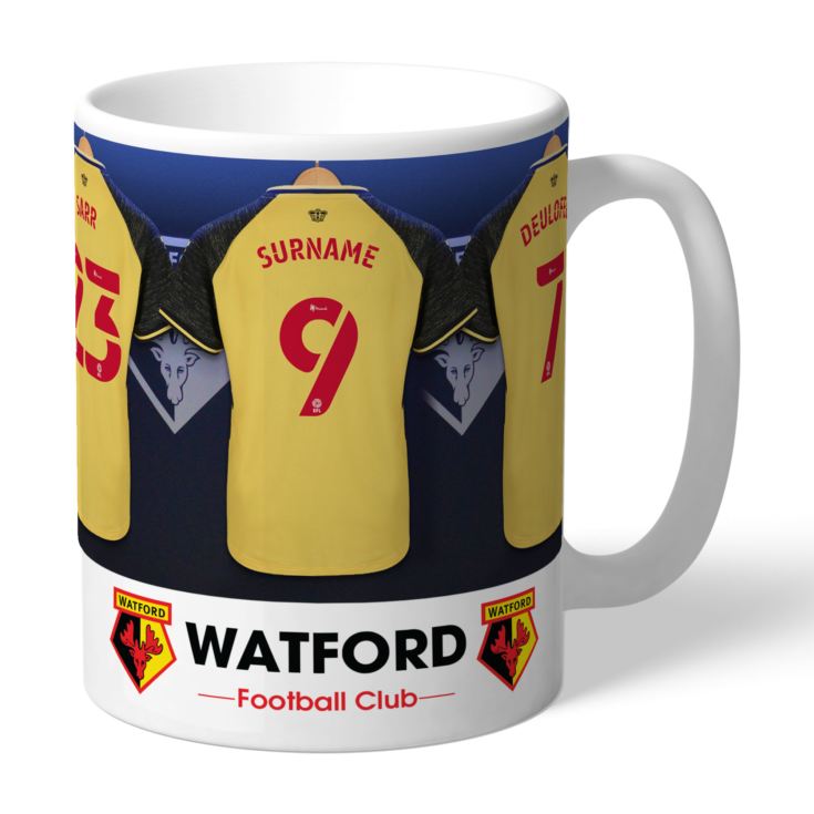 Personalised Watford FC Dressing Room Mug product image
