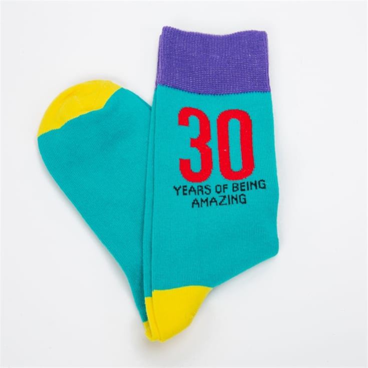 30th Birthday Funky Men's Socks product image