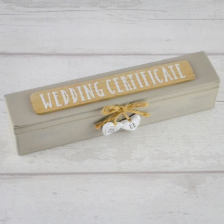 Love Story Wedding Certificate Holder product image