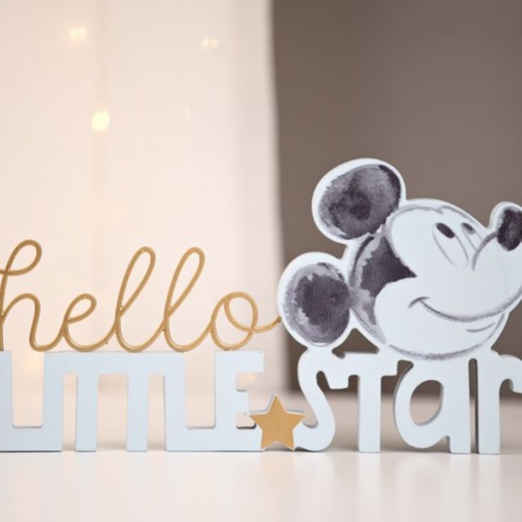 Disney Mickey Hello Little Star Blue Ornament product image