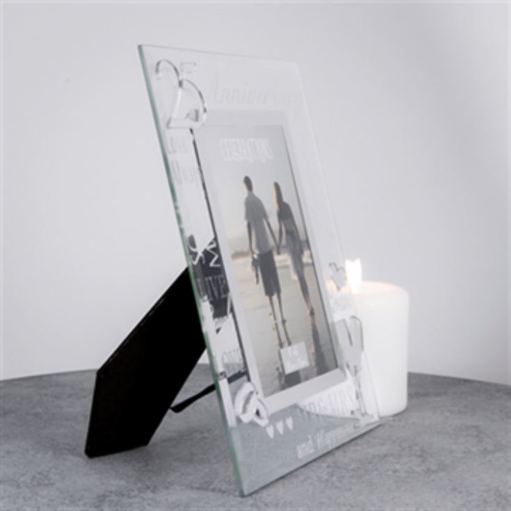 Mirror Words 25th Anniversary 4 x 6 Photo Frame product image