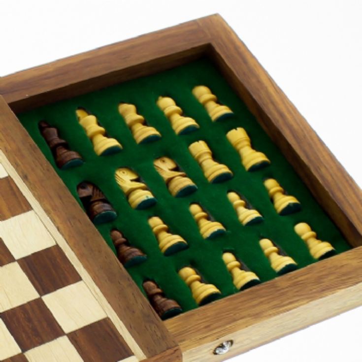 Magnetic Chess Board with Drawer product image