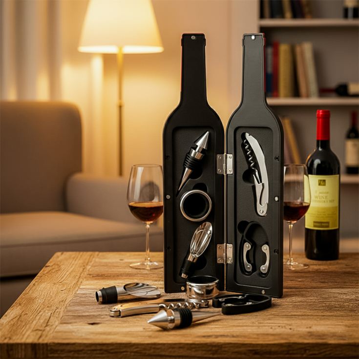 Bar Set Wine Bottle Shape Corkscrew Set product image