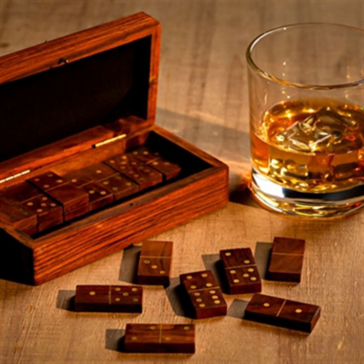 Dominoes In Wooden Box product image