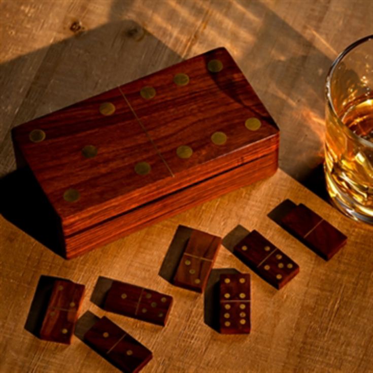 Dominoes In Wooden Box product image