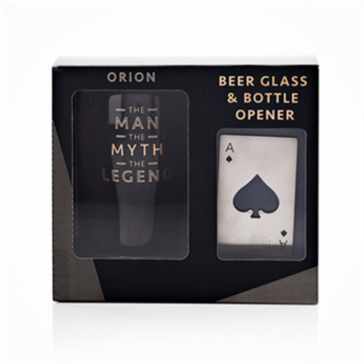 The Man The Myth The Legend Beer Glass product image