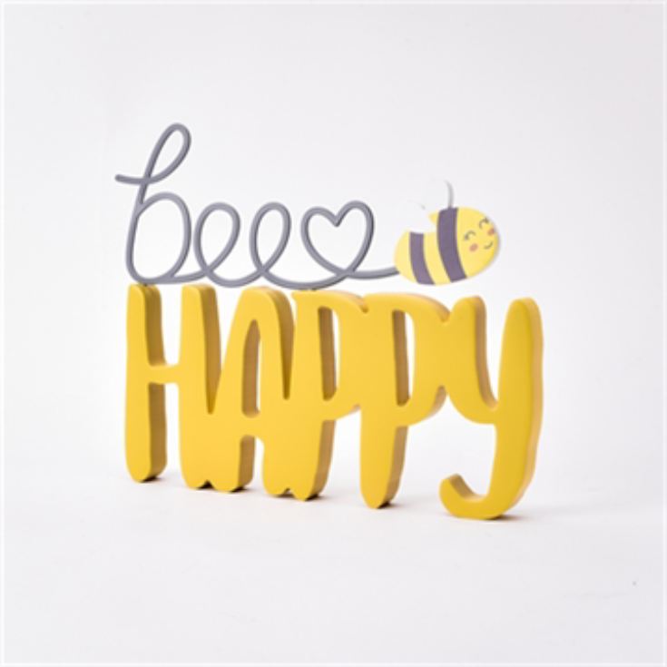 Bee Happy Mantel Plaque product image