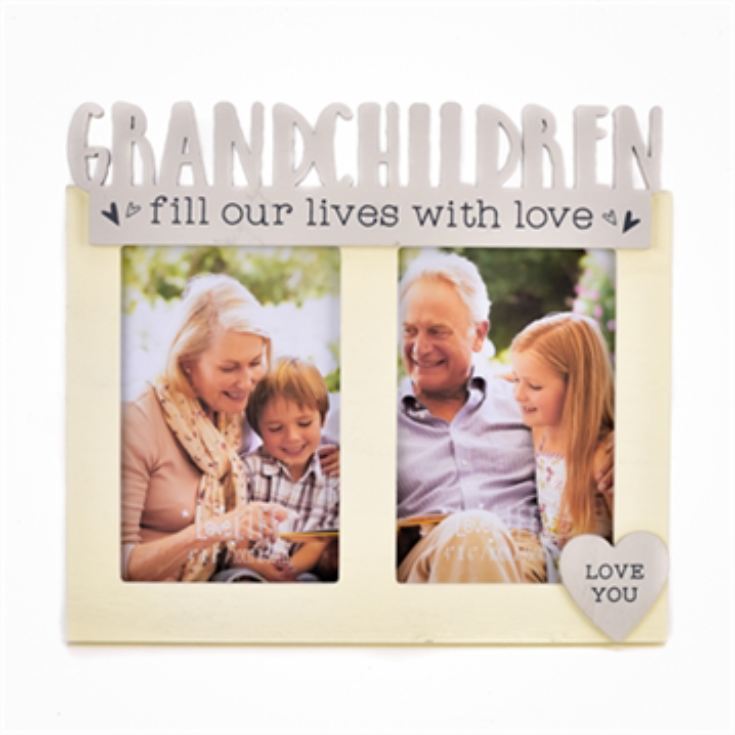 Grandchildren 4 x 6 Double Photo Frame product image