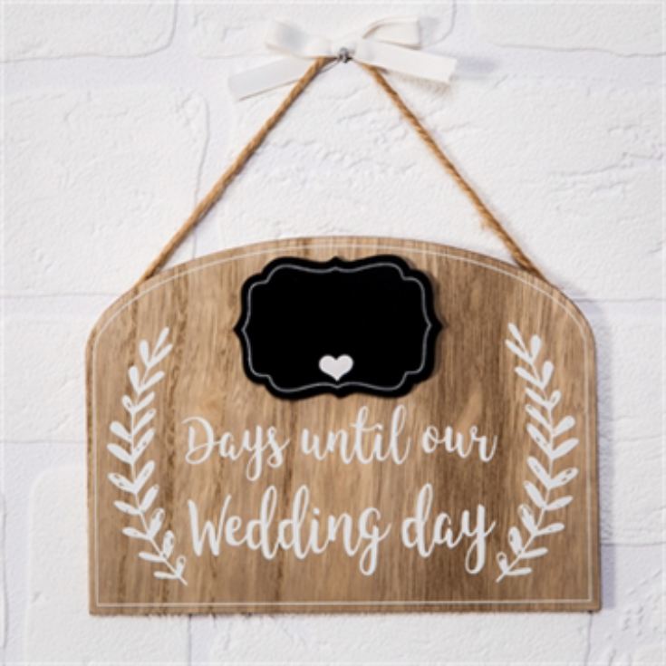 Countdown to our Wedding Plaque product image