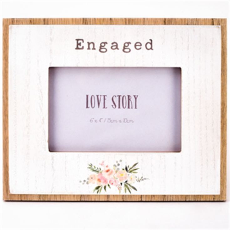 Engaged Love Story 6 x 4 Photo Frame product image
