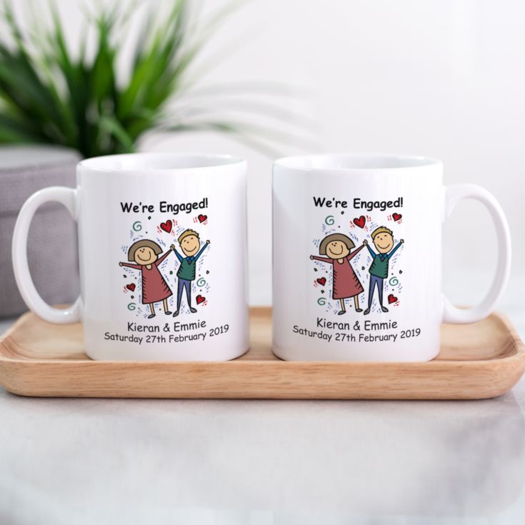 On Your Engagement Personalised Mug product image