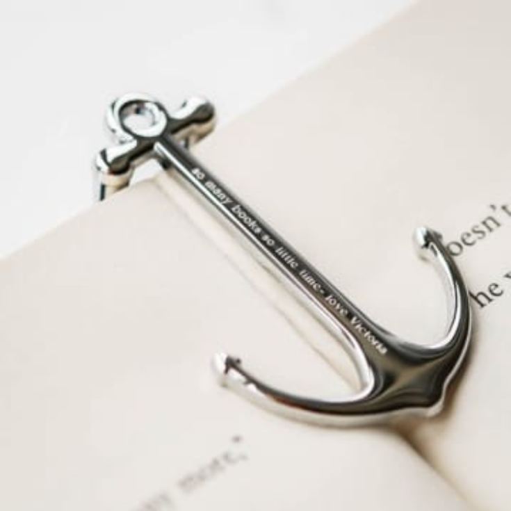Personalised Silver Book Anchor product image
