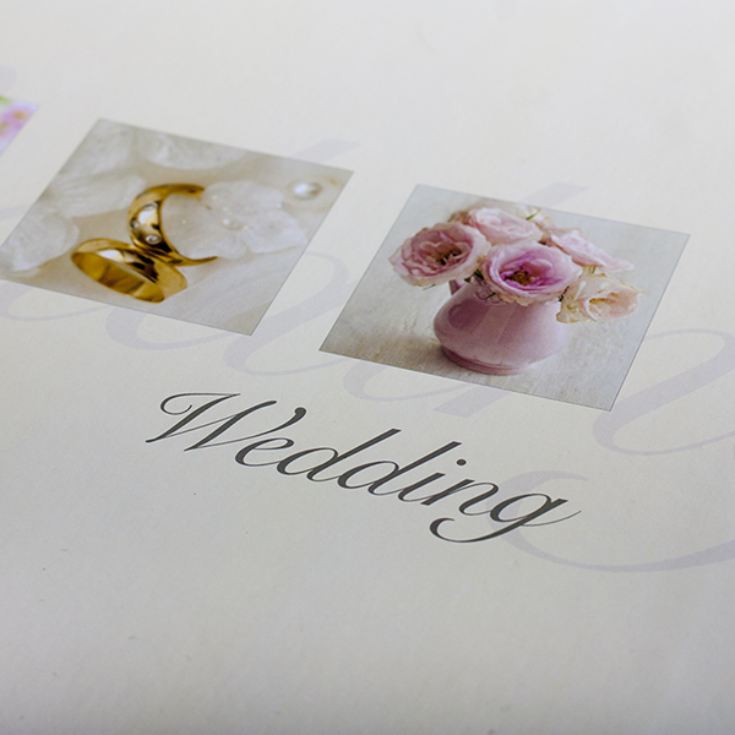 Personalised Rose Design Traditional Wedding Album product image
