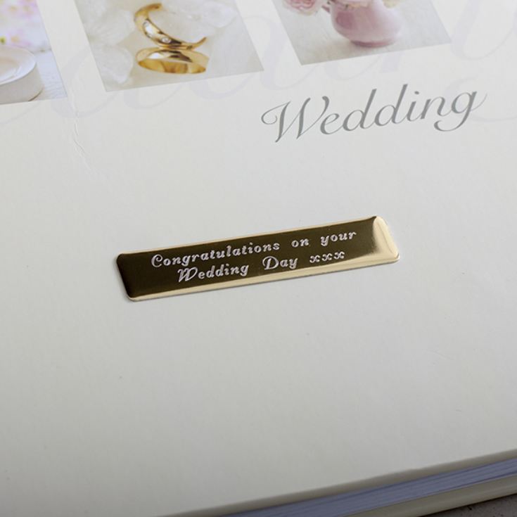 Personalised Rose Design Traditional Wedding Album product image